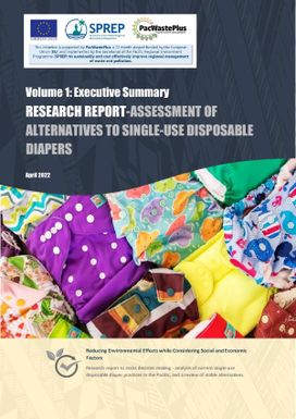 Research report: Assessment of Alternatives to Single-Use Disposable Diapers. Volume 1: Executive Summary.