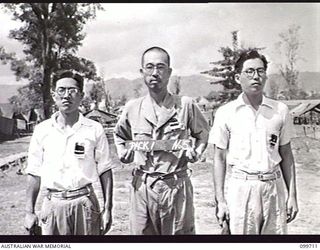 RABAUL, NEW BRITAIN, 1946-01-17. IDENTIFICATION PHOTOGRAPH OF SUSPECTED JAPANESE WAR CRIMINALS