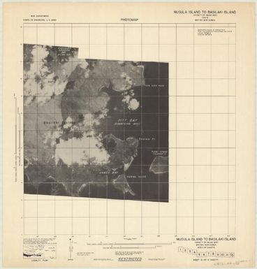 [Papua New Guinea 1:30,000 photomap] (Mugula Island to Basilaki Island 12)