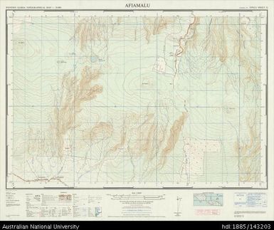 Samoa, Upolu, Afiamalu, Series: NZMS 174, Sheet 22, 1966, 1:20 000