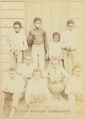 Group of Boys, Norfolk Island