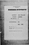 Patrol Reports. New Ireland District, Kavieng, 1953 - 1955