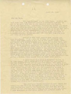 Letter from Sidney Jennings Legendre, April 28, 1945