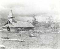 Ninth General Hospital. World War II. Goodenough, New Guinea. Chapel.