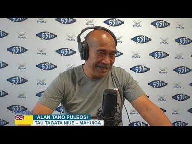 Alan Tano Puleosi | Founder Niue Sports Association Live on #PMNNIUE