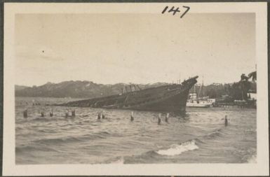 Shipwreck, Papua New Guinea, approximately 1916