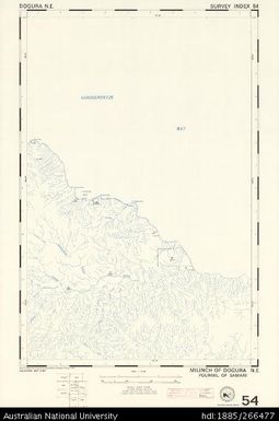 Papua New Guinea, Dogura NE, Survey Index 54, 1:50 000, 1974