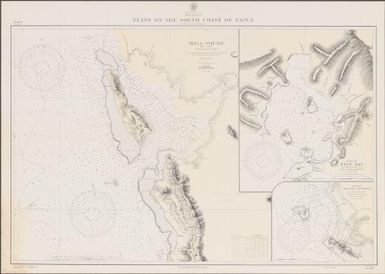Plans on the south coast of Papua, New Guinea, South Pacific Ocean / Hydrographic Office, U.S. Navy