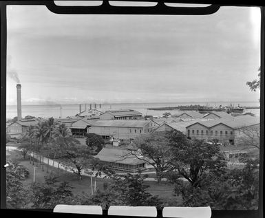 Exterior of sugar mill, Lautoka, Fiji