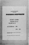 Patrol Reports. Chimbu District, Chuave, 1970 - 1971