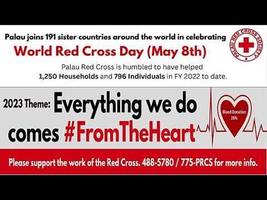 PALAU RED CROSS HOUR - 2023 WORLD RED CROSS DAY - CELEBRATING # FROM THE HEART