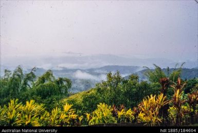 Okapa - Okapa Post - Mt Michael in rain