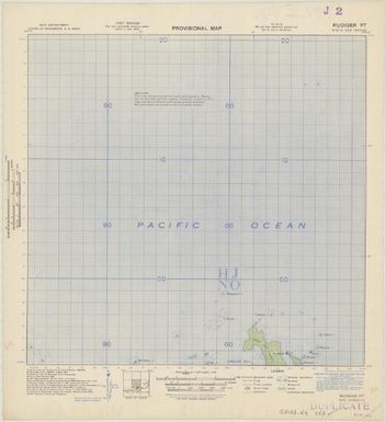 New Britain, provisional map (Rudiger Pt)