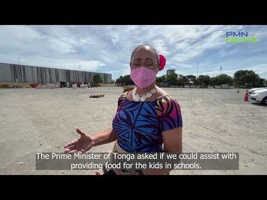 Relief supplies for Tongan families