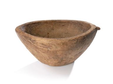 Large wooden bowl