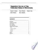 Vegetation survey of Yap, Federated States of Micronesia