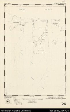 Papua New Guinea, Teop NW, Survey Index 26, 1:50 000, 1971