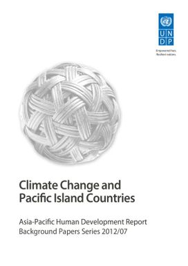 Climate change and Pacific Island Countries