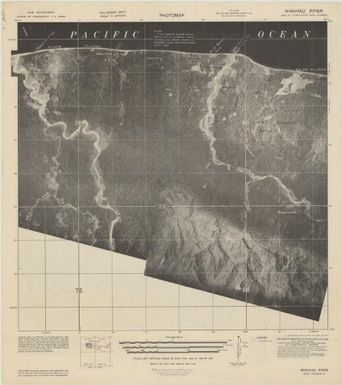 Special map, northeast New Guinea (Ninahau River , back)