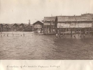 Native Papuan Village, Port Moresby, Papua New Guinea.