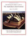 Grueninger Music Tours presents: the Indianapolis Children's Choir in the Australian Choir Festival program