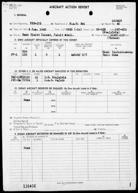 VPB-133 - ACA Reps Nos 40-44 – Air opers against Wake Island and the Marshall Islands, 1/8-20/45