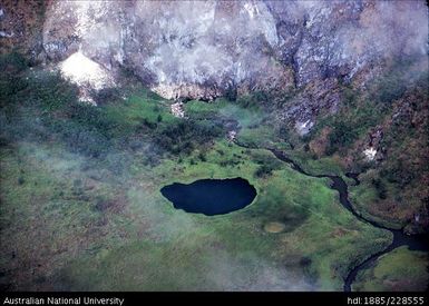 An aerial view of part of the Lavani Valley