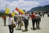 Federated States of Micronesia, arriving tourists on Pohnpei Island