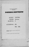 Patrol Reports. Central District, Kairuku, 1953-1955