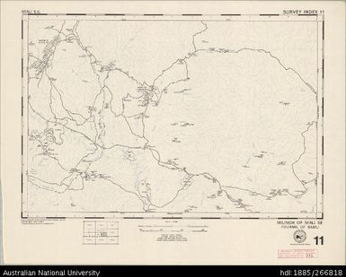 Papua New Guinea, Minj SE, Survey Index 11, 1:50 000, 1972