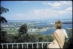 Anne Scheffler admiring city view