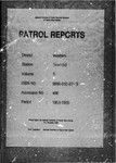 Patrol Reports. Western District, Nomad, 1968 - 1969