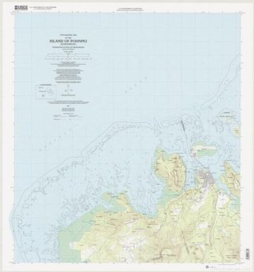 Topographic map of the Island of Pohnpei ... Federated States of Micronesia : State of Pohnpei / produced by the United States Geological Survey in cooperation with the National Imagery and Mapping Agency