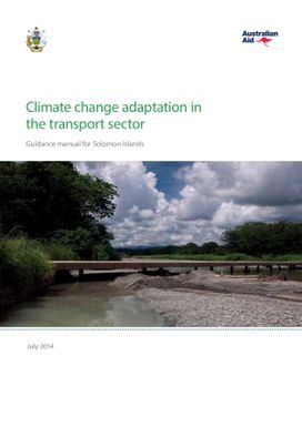 Climate change adaptation in the transport sector.