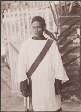 John Pegone, a Deacon of Florida, Solomon Islands, 1906, 2 / J.W. Beattie
