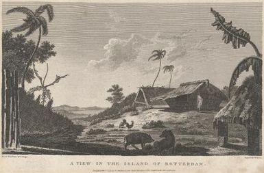 A view in the Island of Rotterdam / drawn from nature by by W. Hodges; engrav'd by W. Byrne