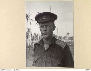 CAPE MOEM, NEW GUINEA. 1945-10-10. LIEUTENANT COLONEL R.F.K. WEST, COMMANDING OFFICER 3/14 FIELD AMBULANCE, 8 INFANTRY BRIGADE