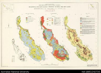 Papua New Guinea, Bougainville and Buka Islands, Land Use and Population, Land use Capability, Forest Types, CSIRO Land Research Series 20, 1967, 1:600 000