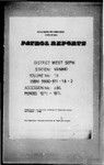 Patrol Reports. West Sepik District, Vanimo, 1973 - 1974