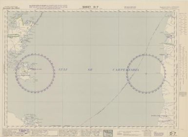 Australian aeronautical map (Sheet D7)