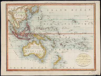 Oceanie ou Australasie et Polynesie / dressee par P. Lapie, Geographe