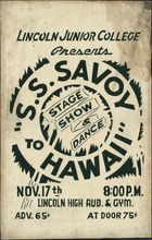 S.S. Savoy to Hawaii