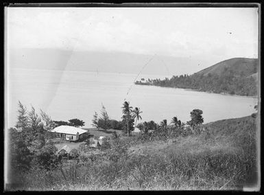 Village and Mission house, Buiadoga, British New Guinea