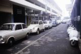 French Polynesia, street scene in Papeete shopping district