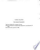 Investment guaranties : agreement between the United States of America and the Cook Islands effected by exchange of notes signed at Wellington and Rarotonga September 2 and October10, 1983