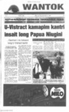 Wantok Niuspepa--Issue No. 1348 (April 27, 2000)