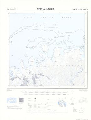 Fiji 1:50,000: Ndrua Ndrua (Sheet Vanua Levu 1)