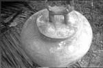 Sago storage pot with lid
