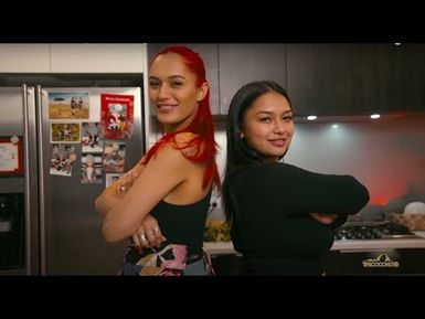 Dancers Kaea and Ruthy Battle | Cooking With The Stars