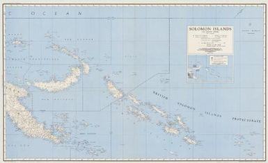 Solomon Islands and adjacent regions / compiled and drawn in the Branch of Research and Analysis, OSS